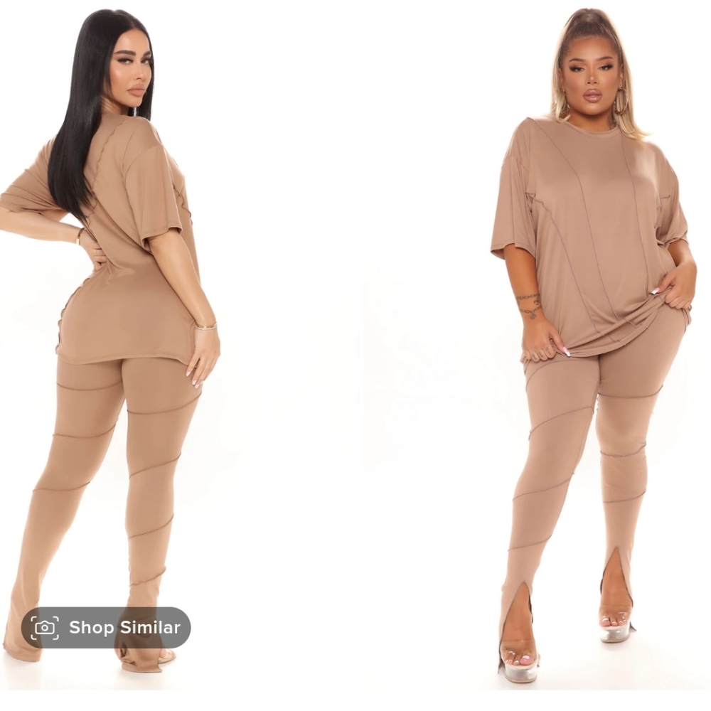 Tan Shirt &Legging set